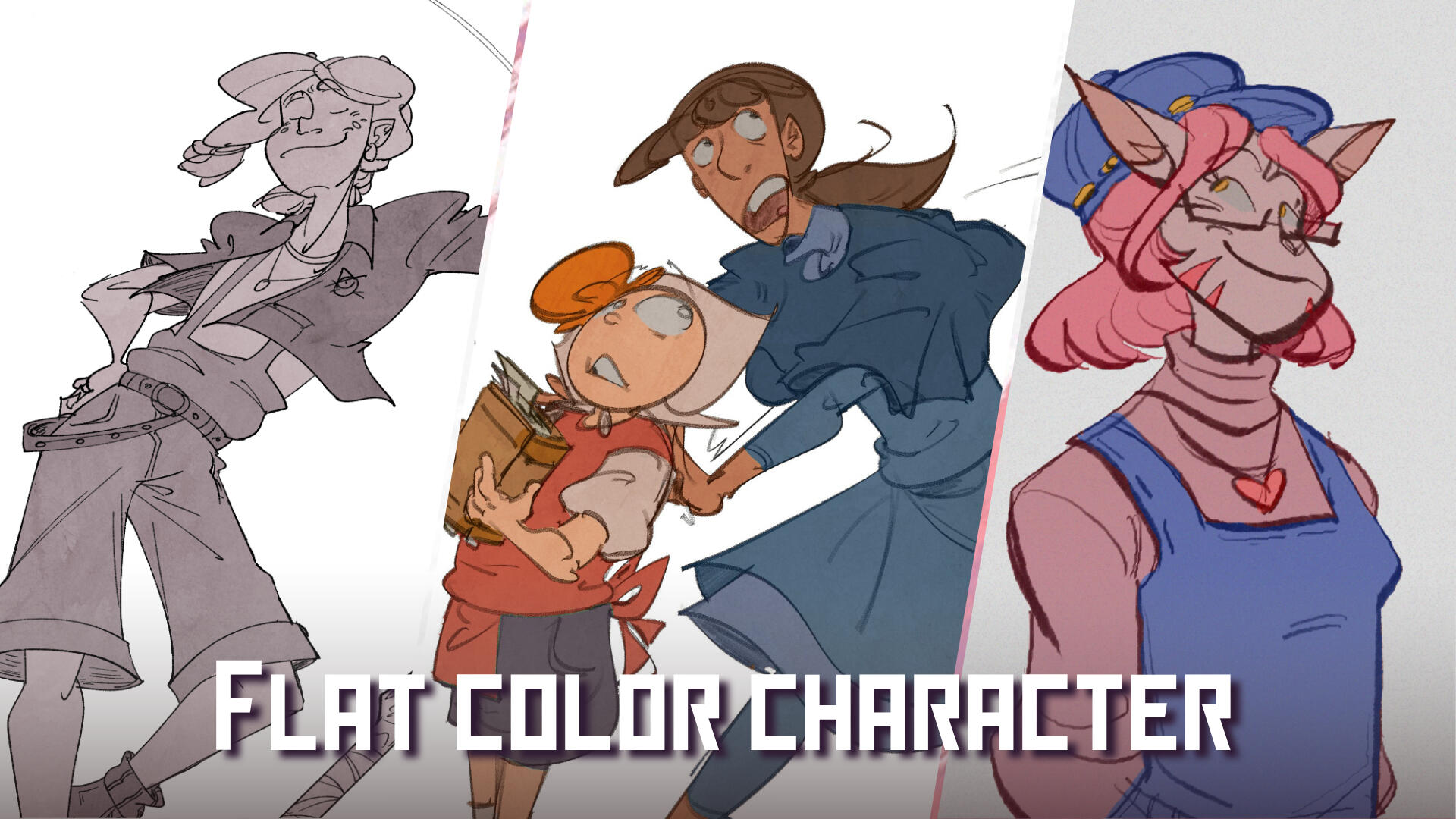 ✦ Flat Color Character ✦